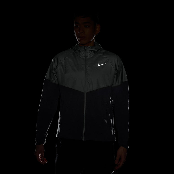 Nike Herren Repel Winterized Miler Jacke – Pure Platinum/Reflective Silver