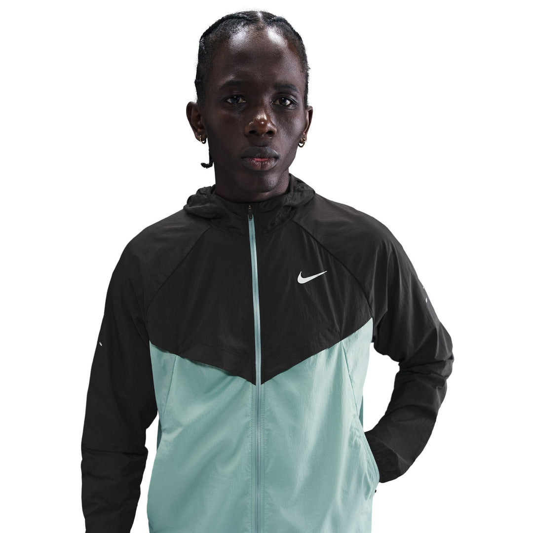 Nike Mens Repel UV Stride Jacket - Black/Cannon/Reflective Silver
