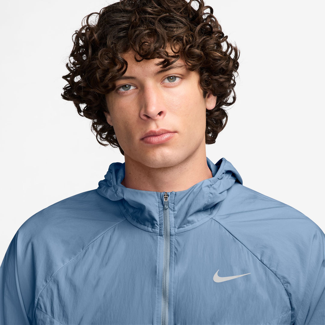 Nike Mens Repel UV Stride Jacket - Work Blue/Light Armory Blue/Reflective Silver - SP26