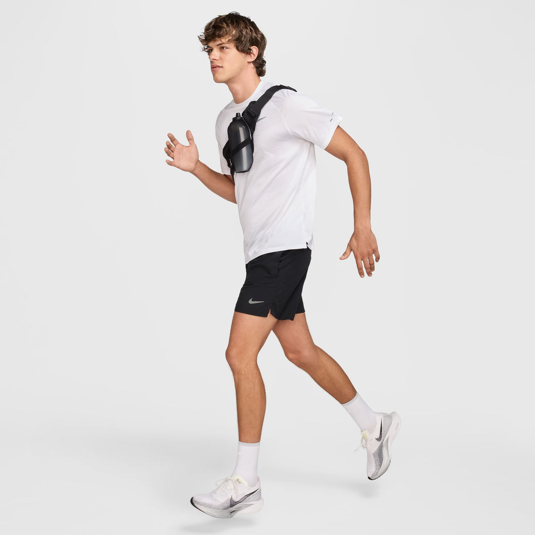 Nike Mens Dri-FIT ADV Short Sleeve Stride Tee - White/Reflective Silver - SP26
