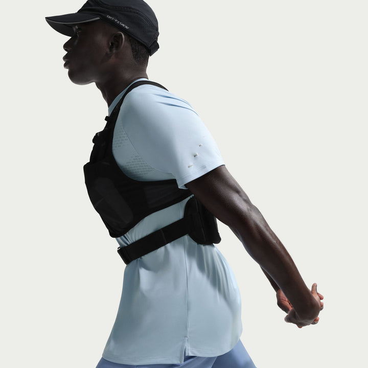 Nike Hommes Dri-FIT ADV T-shirt à manches courtes Stride - Bleu Armoury Clair/Argent Réfléchissant