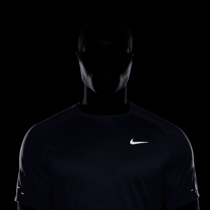 Nike Mens Dri-FIT ADV Short Sleeve Stride Tee - Diffused Blue/Reflective Silver - SP26