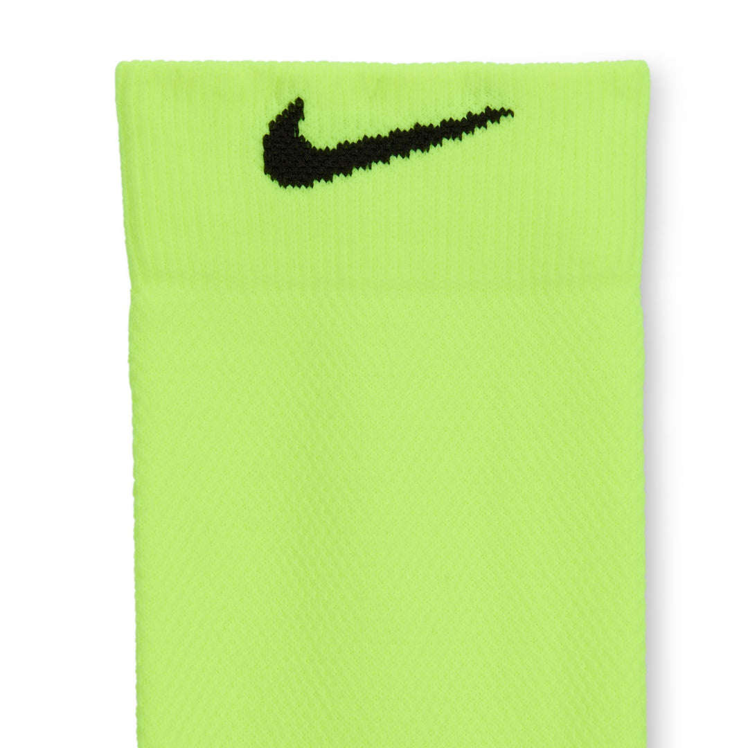 Nike Running Midweight Crew Socks - Volt/Black