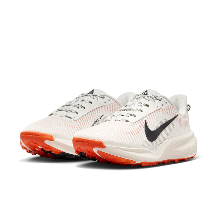 Nike Womens ACG Pegasus Trail - Summit White/Black/Phantom/Safety Orange - Trail - SU26