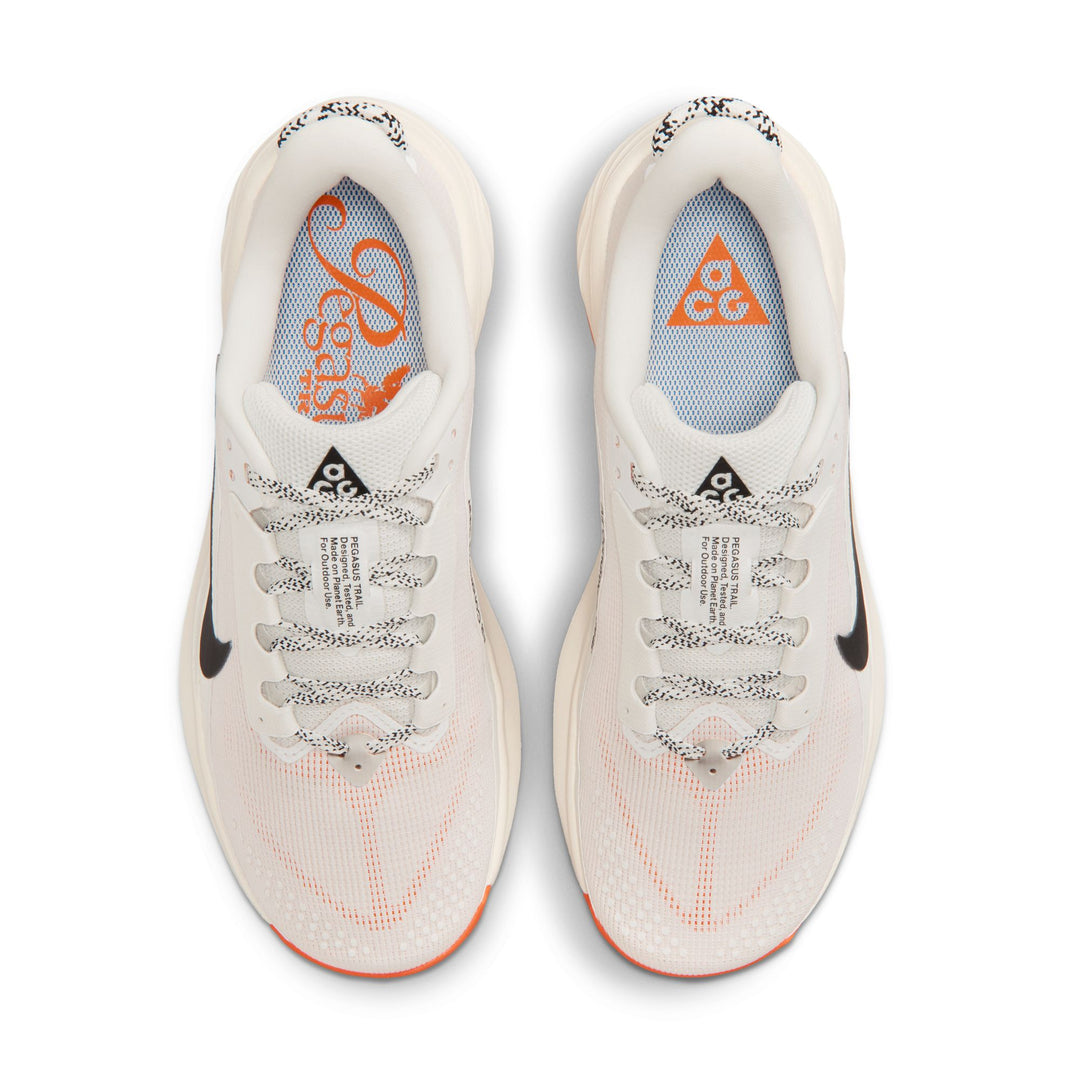 Nike Womens ACG Pegasus Trail - Summit White/Black/Phantom/Safety Orange - Trail - SU26