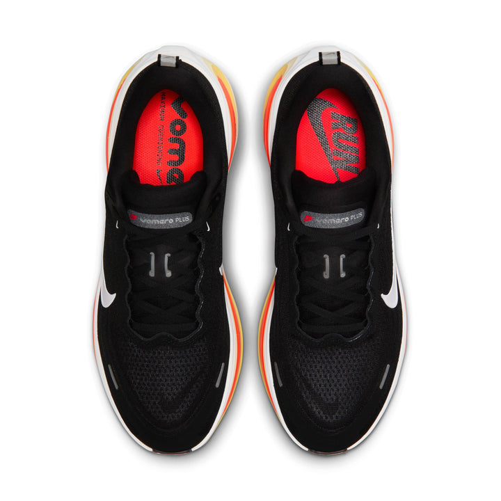 Nike Mens Vomero Plus - Black/White/Bright Crimson/Sail - Neutral - HO25