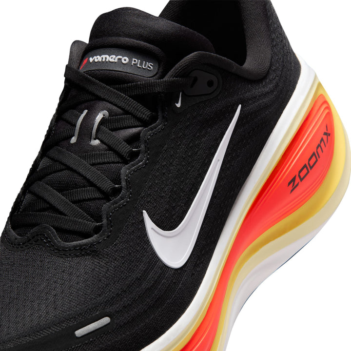 Nike Mens Vomero Plus - Black/White/Bright Crimson/Sail - Neutral - HO25