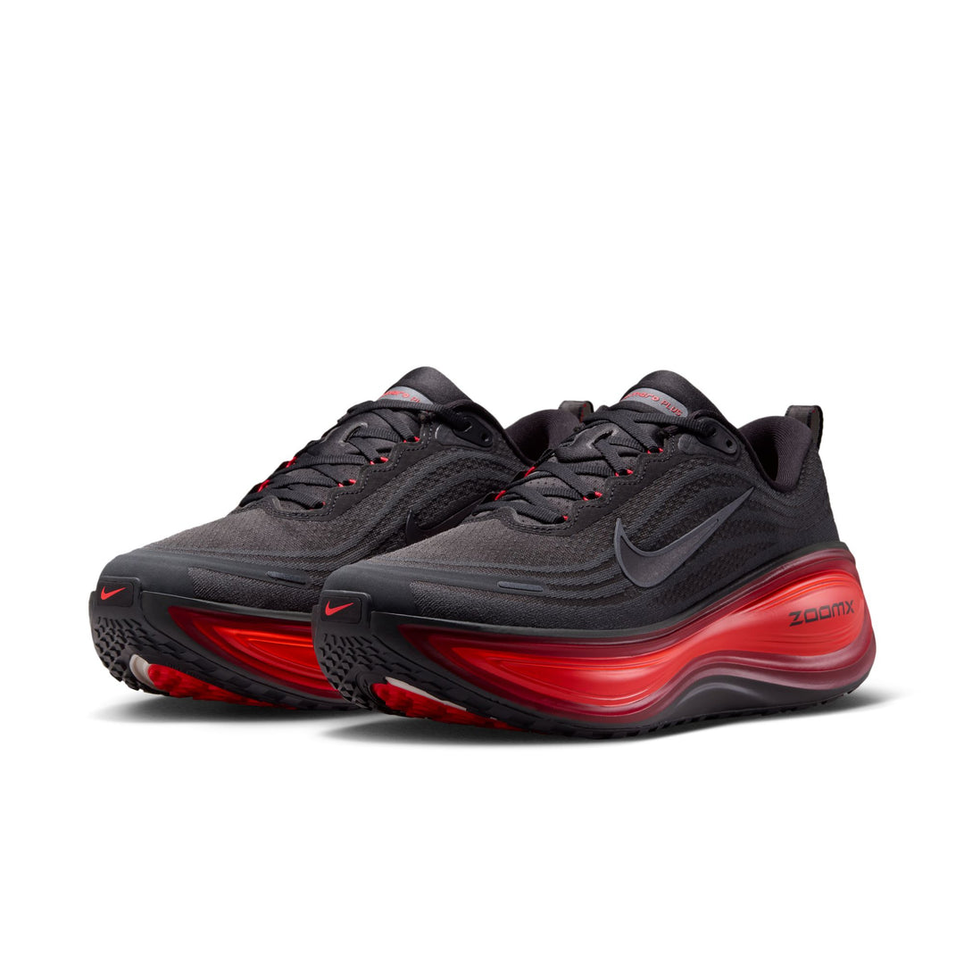 Nike Mens Vomero Plus - Anthracite/Black/Bright Crimson - Neutral - FA26
