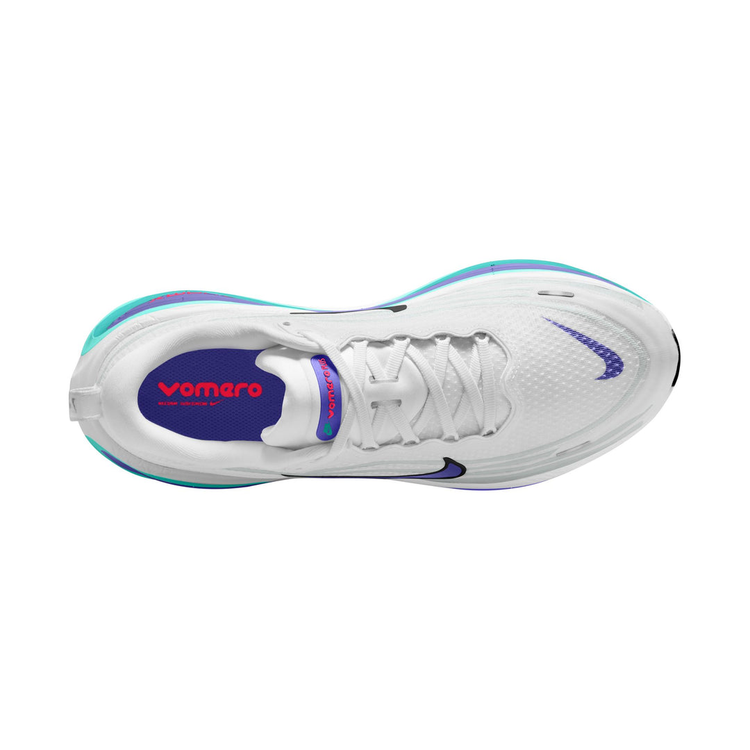 Nike Mens Vomero Plus - White/Black/Bright Concord/Hyper Turquoise - Neutral - HO25