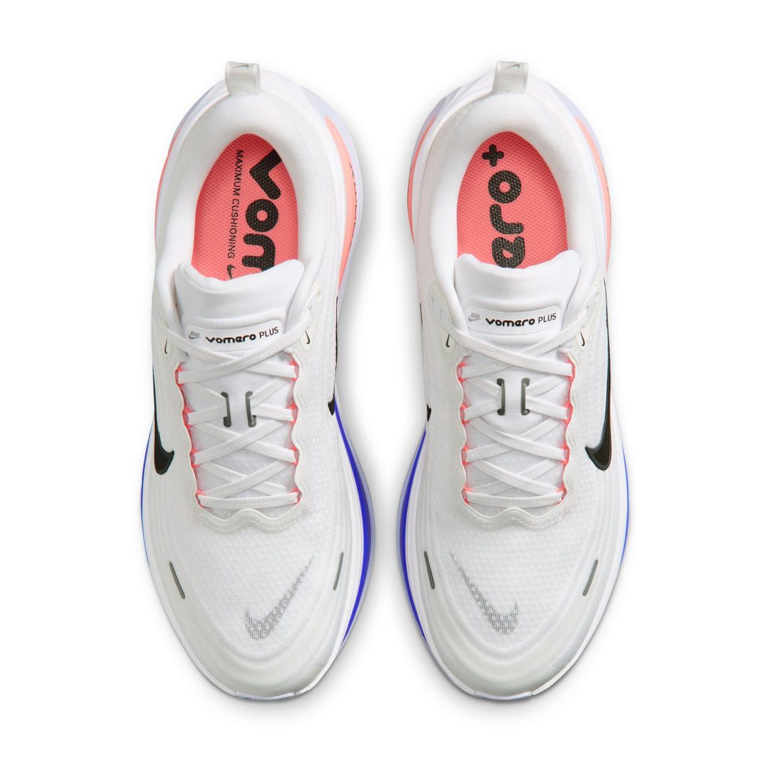 Nike Mens Vomero Plus - White/Black/Atomic Pink/Racer Blue - Neutral - FA26