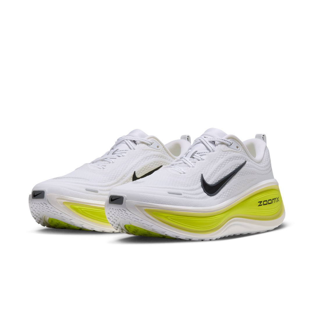 Nike Mens Vomero Plus - White/Black/Lemon Venom/Electric Yellow - Neutral - HO26