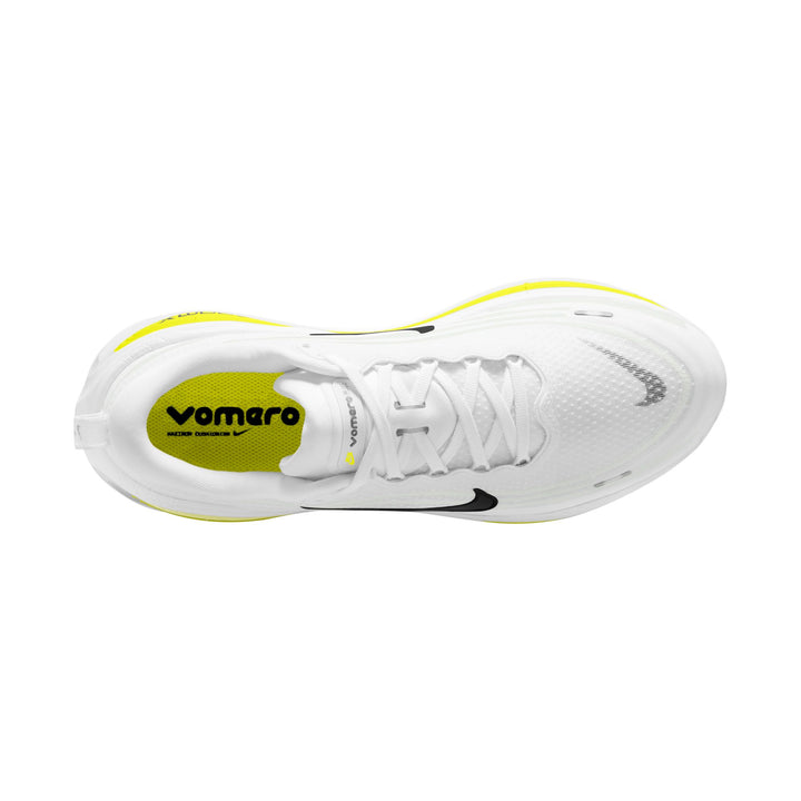 Nike Mens Vomero Plus - White/Black/Lemon Venom/Electric Yellow - Neutral - HO26