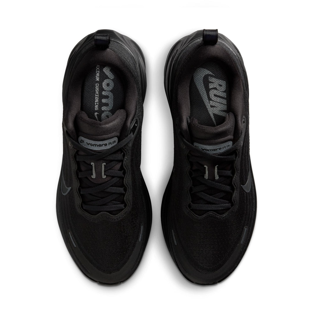 Nike Womens Vomero Plus - Black/Dark Smoke Grey/Metallic Dark Grey - Neutral - FA25