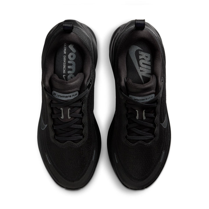 Nike Womens Vomero Plus - Black/Dark Smoke Grey/Metallic Dark Grey - Neutral - FA25