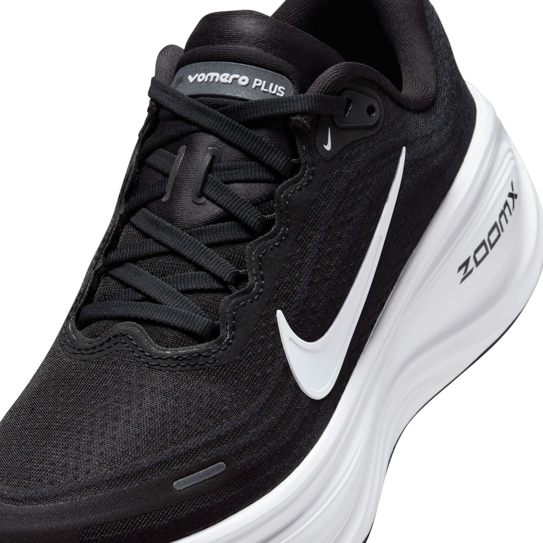 Nike Womens Vomero Plus - Black/White/Cool Grey/Metallic Dark Grey - Neutral - FA25