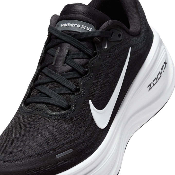 Nike Womens Vomero Plus - Black/White/Cool Grey/Metallic Dark Grey - Neutral - FA25
