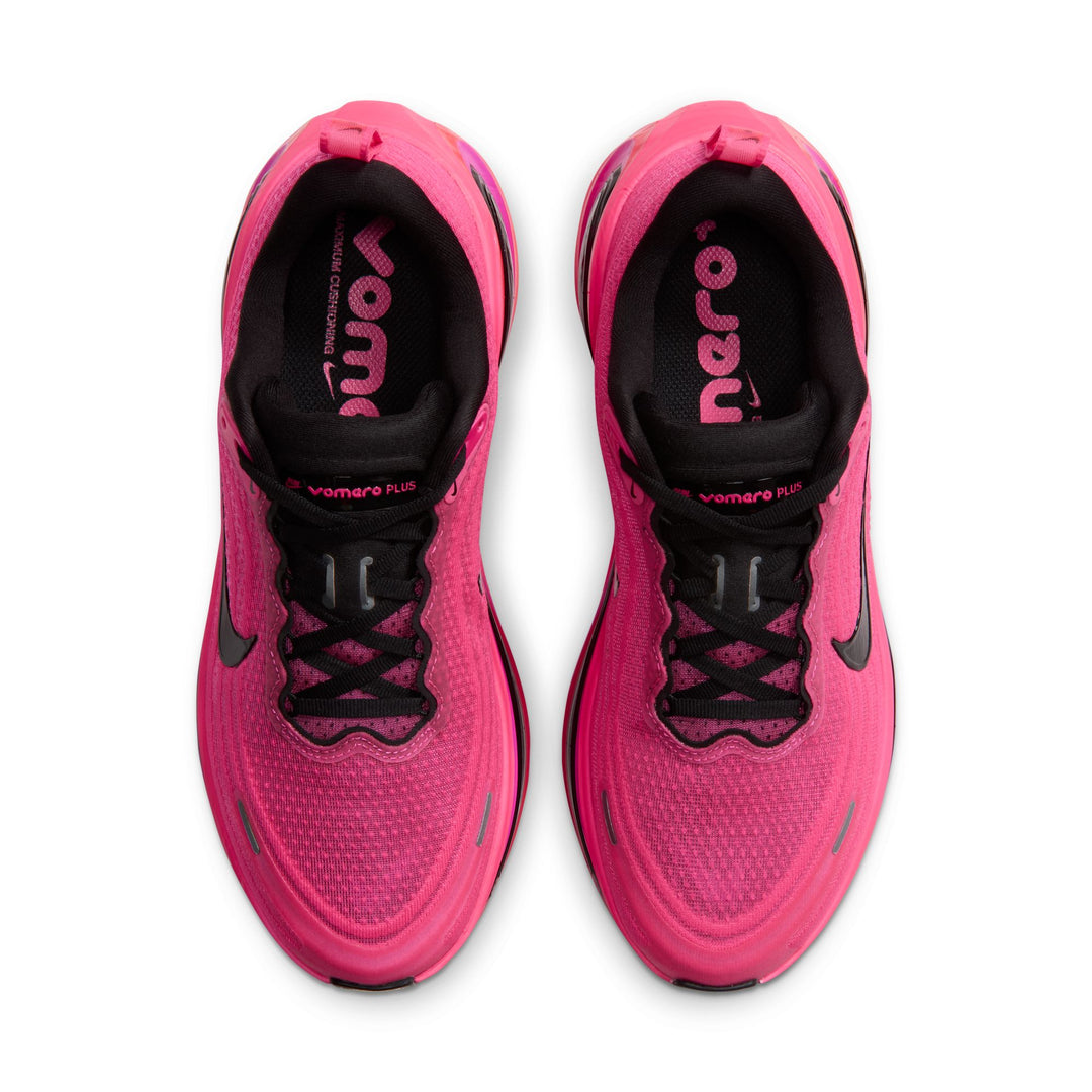 Nike Womens Vomero Plus - Black/Black/Hyper Pink/Fuchsia Blast - Neutral - HO26