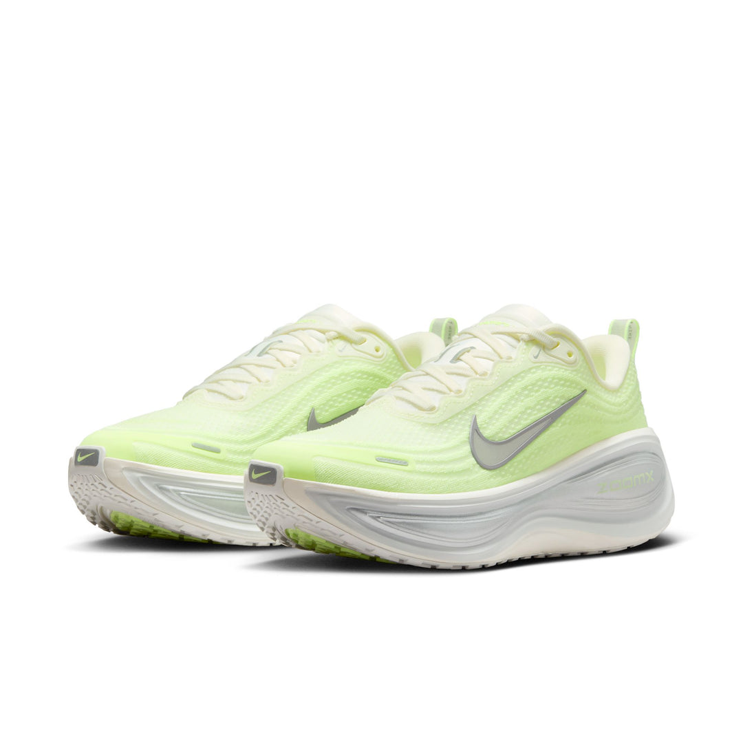 Nike Womens Vomero Plus - Sail/Metallic Silver/Barely Volt - Neutral - FA25