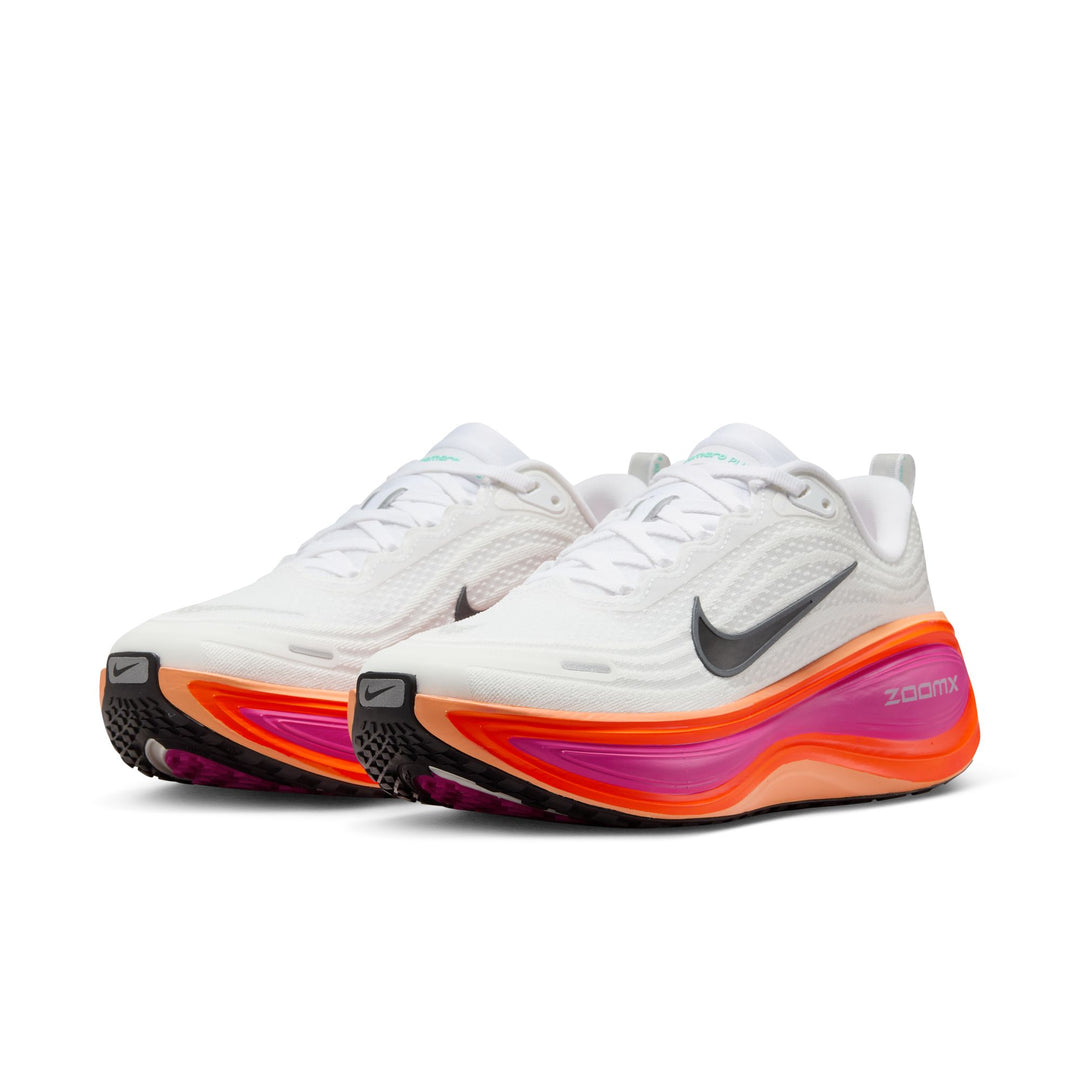 Nike Womens Vomero Plus - White/Black/Fire Pink/Hyper Crimson - Neutral - HO25