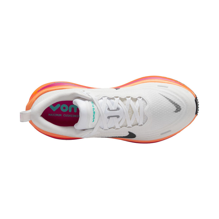 Nike Womens Vomero Plus - White/Black/Fire Pink/Hyper Crimson - Neutral - HO25
