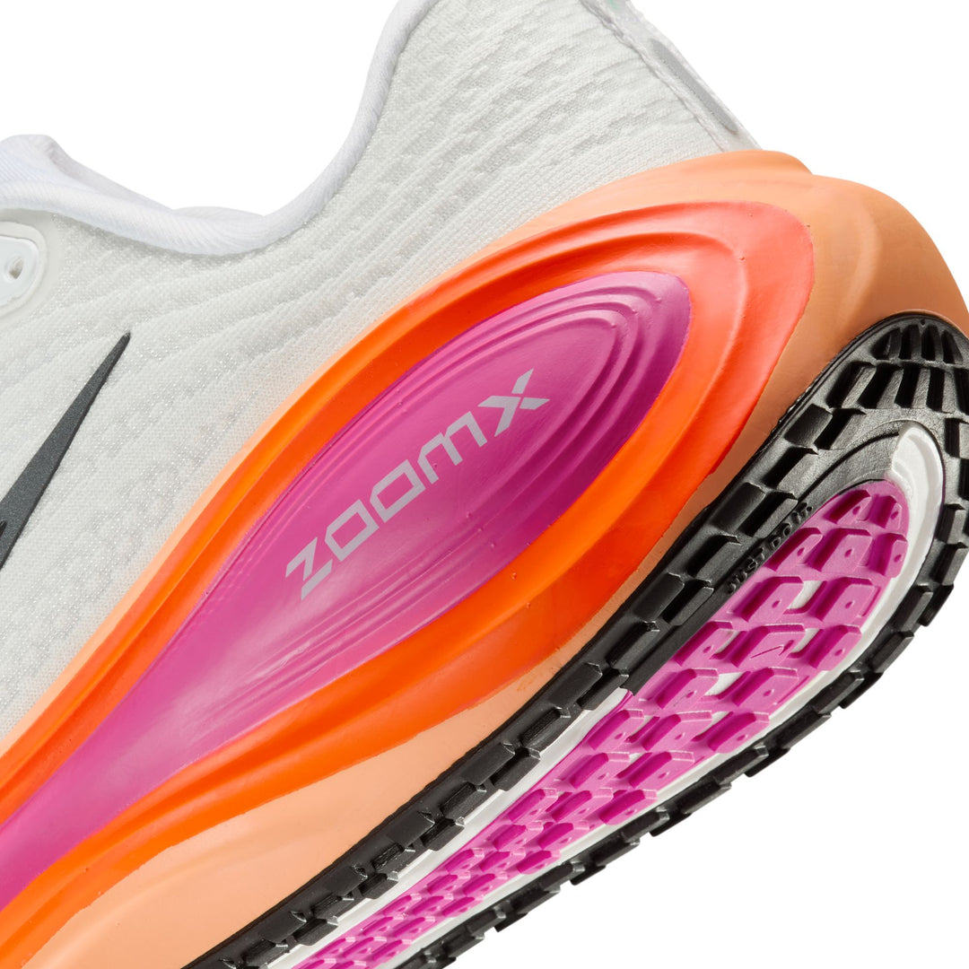 Nike Womens Vomero Plus - White/Black/Fire Pink/Hyper Crimson - Neutral - HO25