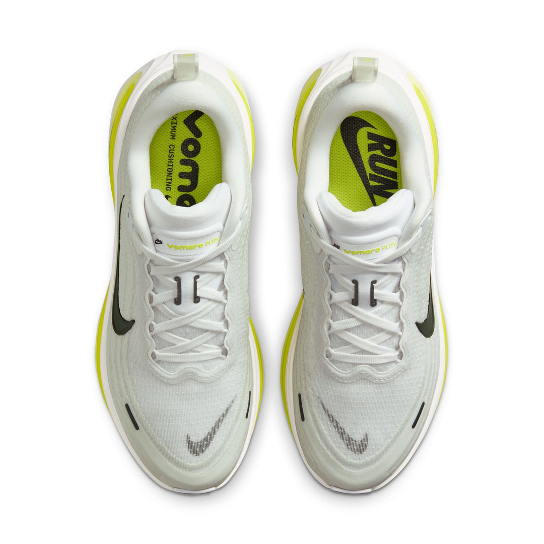Nike Womens Vomero Plus - White/Black/Cyber/Lemon Twist - Neutral - HO25