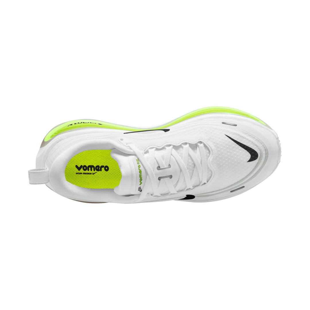 Nike Womens Vomero Plus - White/Black/Cyber/Lemon Twist - Neutral - HO25