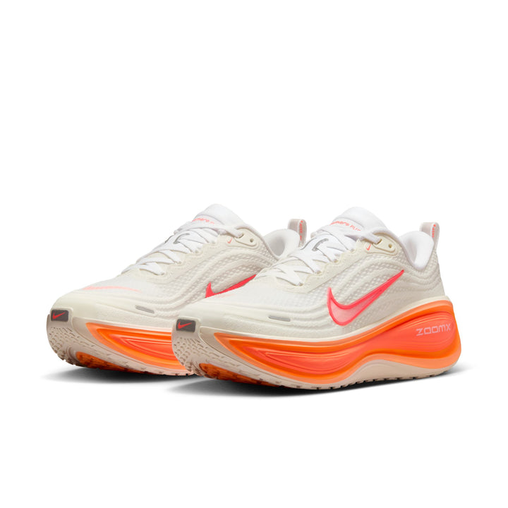 Nike Womens Vomero Plus - Sail/Hot Lava/White/Orange Pulse - Neutral - HO25