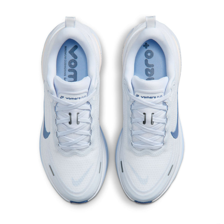Nike Womens Vomero Plus - White/Mystic Navy/Aluminium/Football Grey - Neutral - FA26