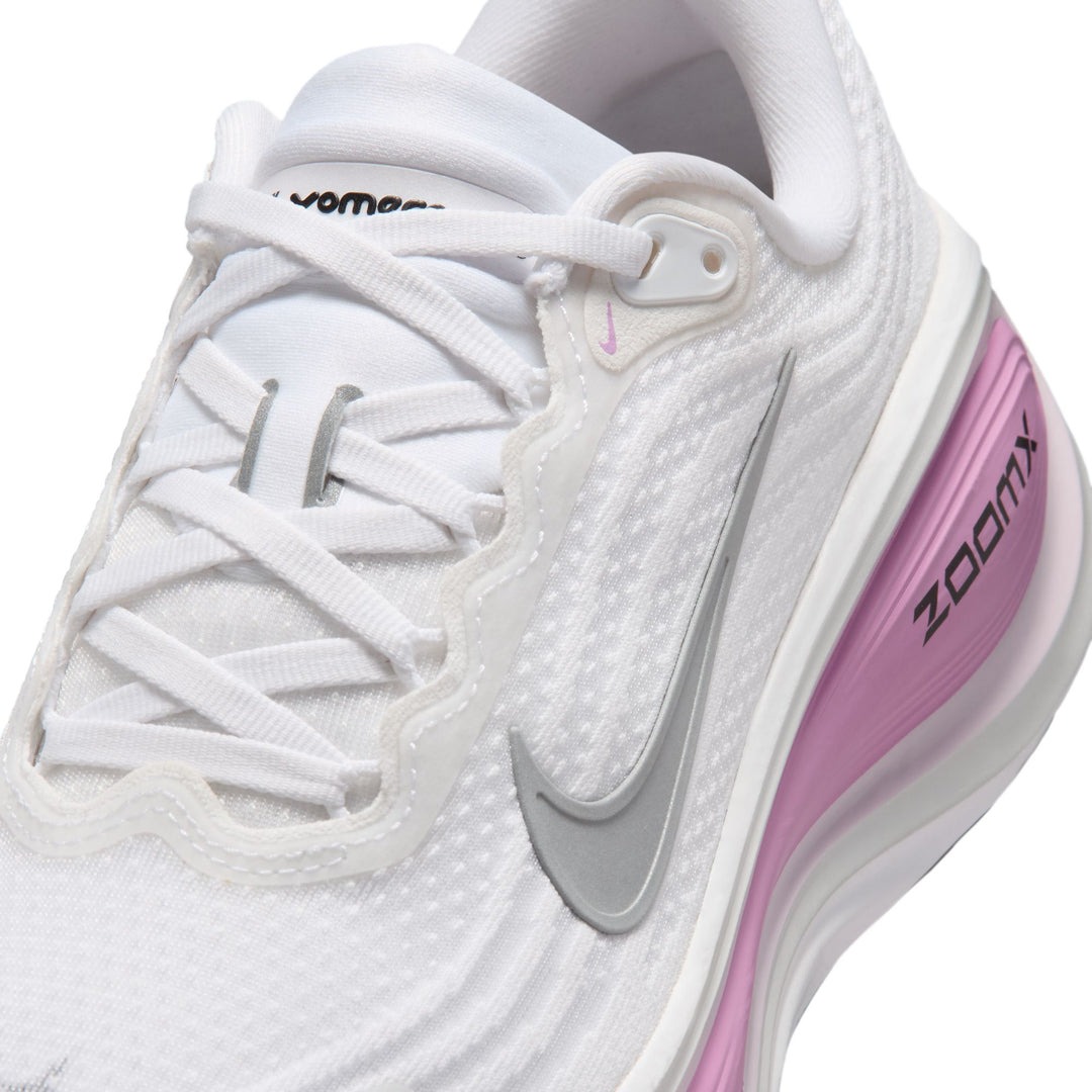 Nike Womens Vomero Plus - White/Metallic Silver/Bleached Lilac - Neutral - SU26
