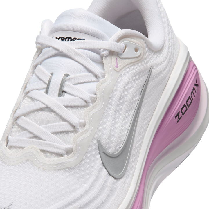 Nike Womens Vomero Plus - White/Metallic Silver/Bleached Lilac - Neutral - SU26