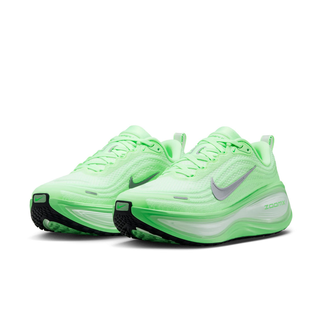 Nike Womens Vomero Plus - White/Metallic Silver/Illusion Green - Neutral - FA26