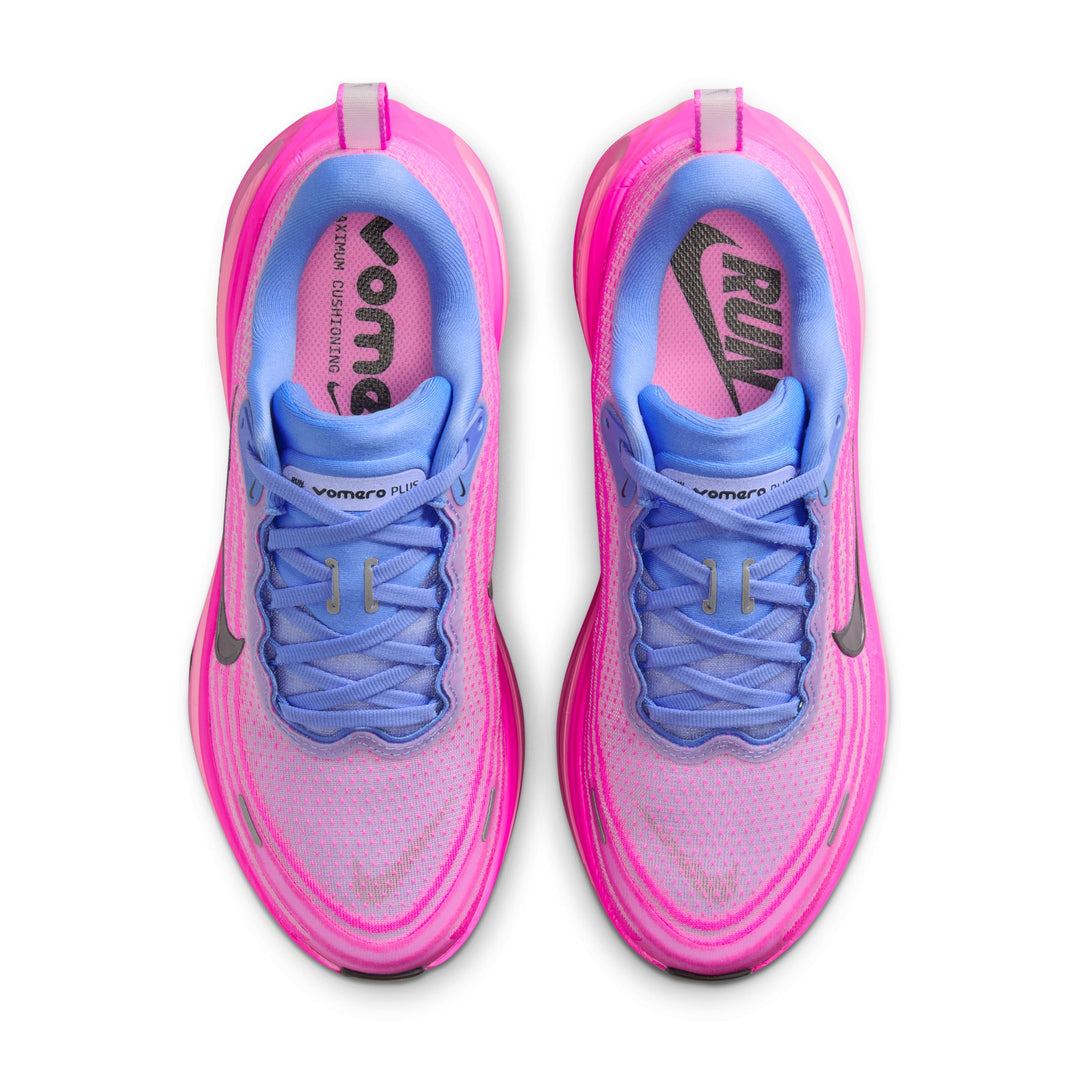 Nike Womens Vomero Plus - Royal Pulse/Metallic Dark Grey/Fire Pink - Neutral - FA25
