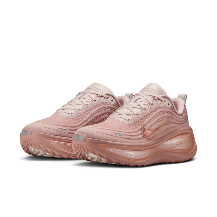 Nike Womens Vomero Plus - Particle Pink/Metallic Rose Gold/Silt Red - Neutral - AW25