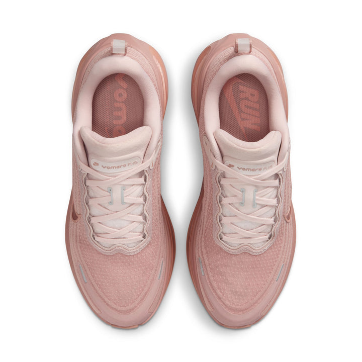 Nike Womens Vomero Plus - Particle Pink/Metallic Rose Gold/Silt Red - Neutral - AW25