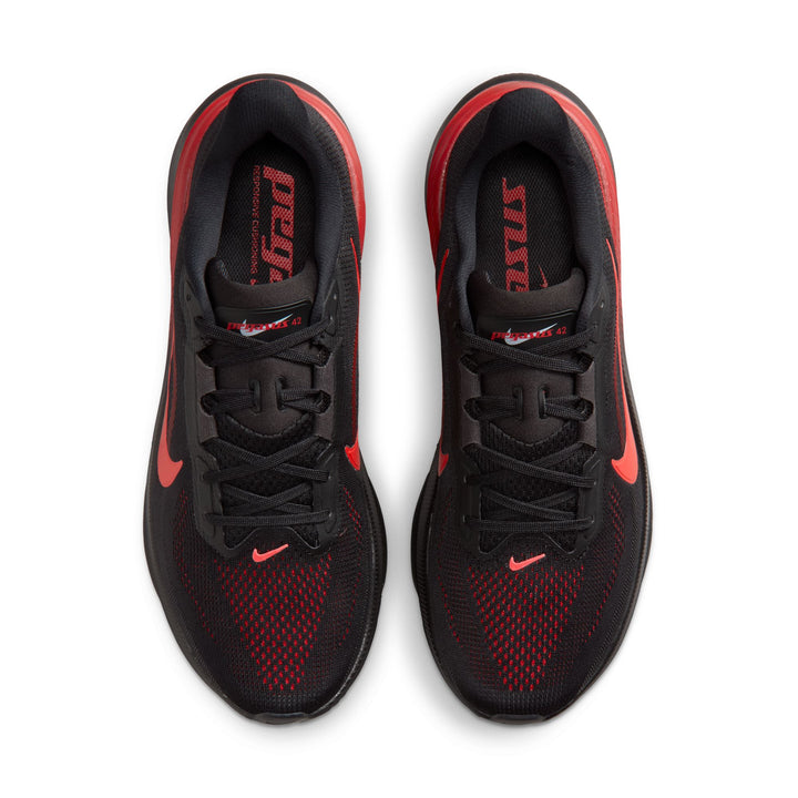 Nike Mens Pegasus 42 - Black/Bright Crimson/University Red - Neutral - FA26