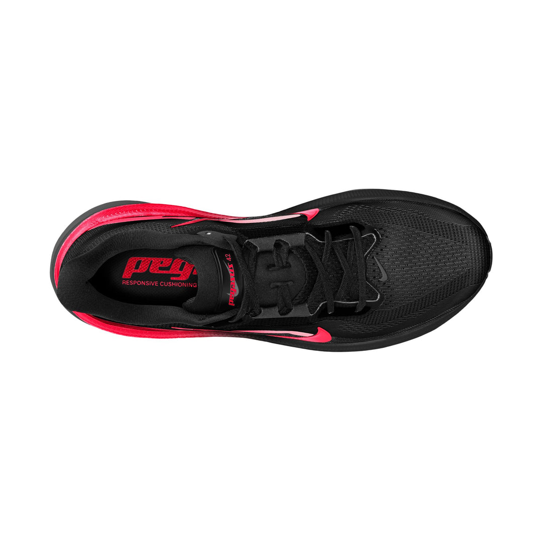 Nike Mens Pegasus 42 - Black/Bright Crimson/University Red - Neutral - FA26
