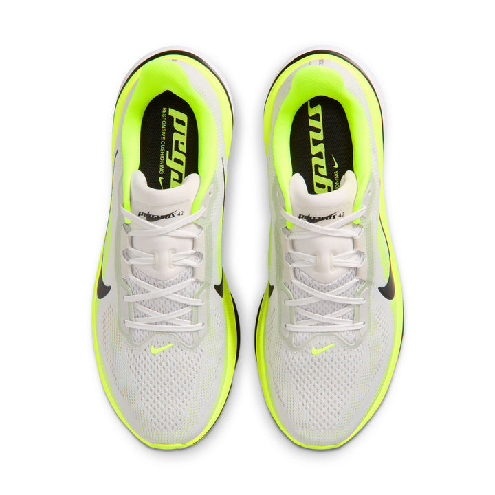 Nike Mens Pegasus 42 - Photon Dust/Black/Volt/White - Neutral - FA26