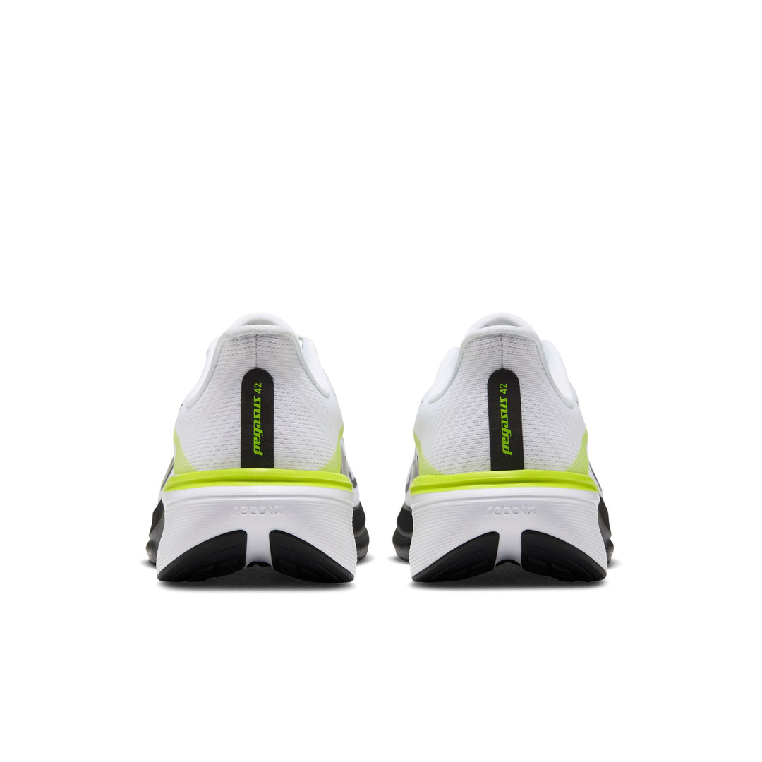 Nike Mens Pegasus 42 - White/Black/Lemon Venom/White - Neutral - HO26