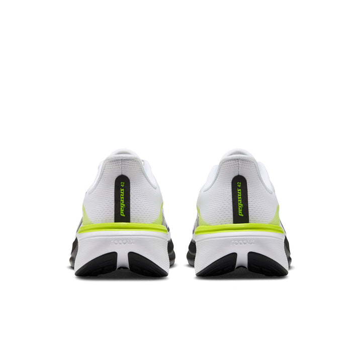 Nike Mens Pegasus 42 - White/Black/Lemon Venom/White - Neutral - HO26