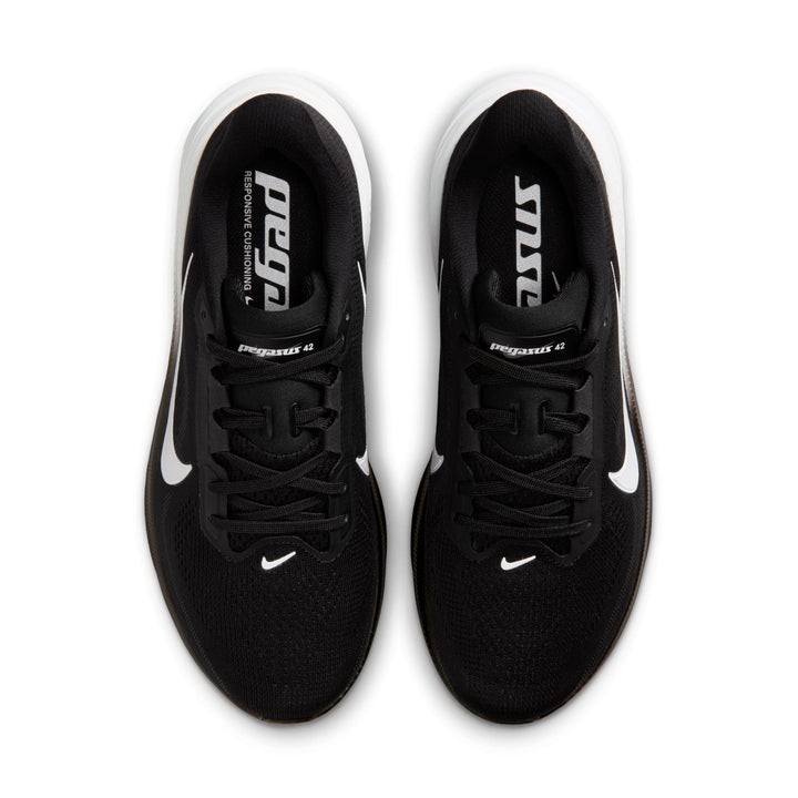 Nike Womens Pegasus 42 - Black/White/Iron Grey - Neutral - SU26