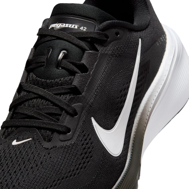 Nike Womens Pegasus 42 - Black/White/Iron Grey - Neutral - SU26