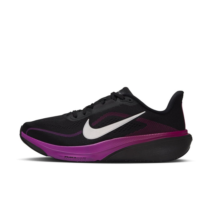 Nike Womens Pegasus 42 -  Black/Metallic Silver/Vivid Purple - Neutral - HO26