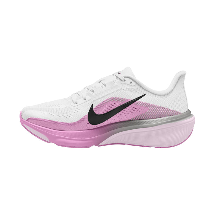 Nike Womens Pegasus 42 - White/Black/Light Magenta/Bleached Lilac - Neutral - HO26