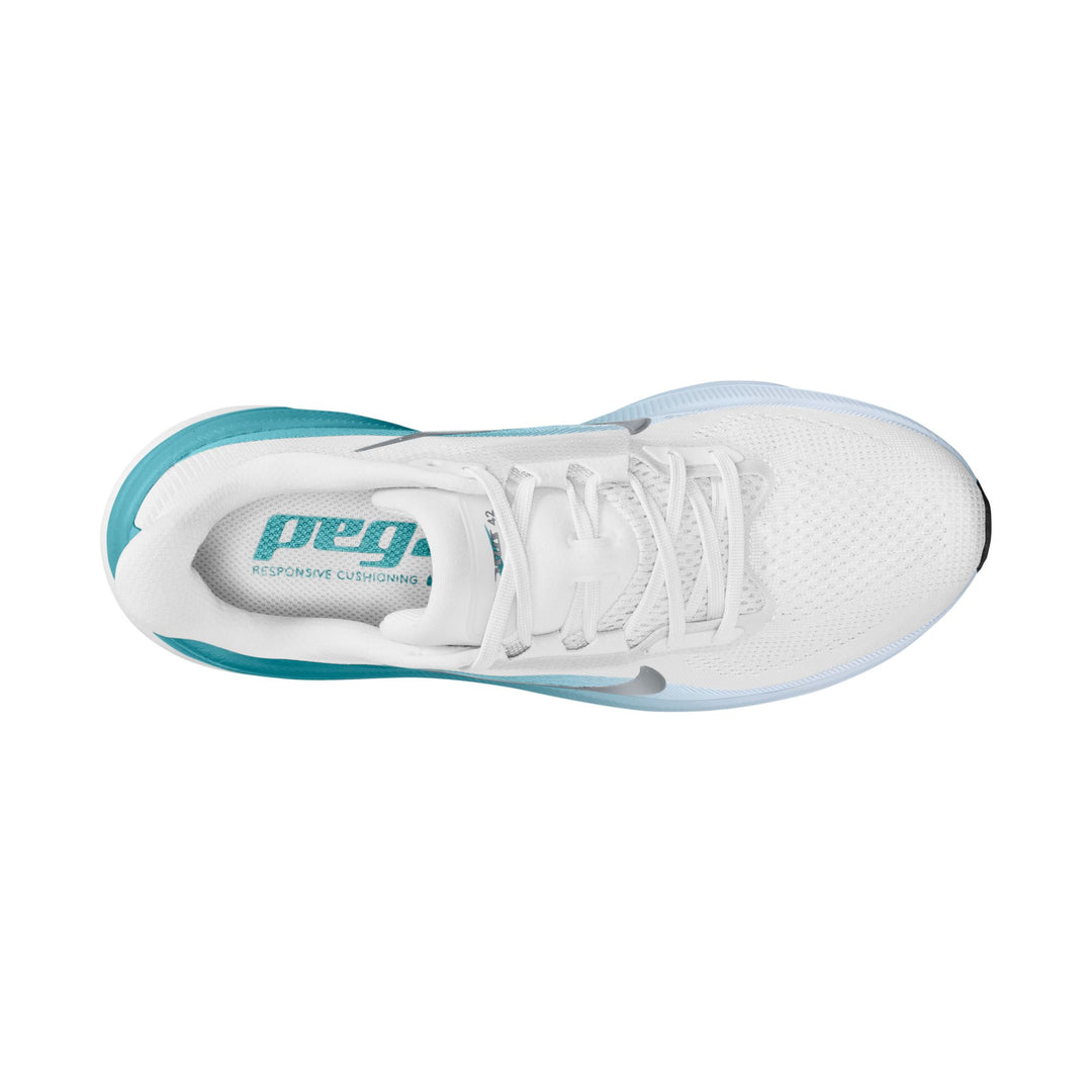 Nike Womens Pegasus 42 -  White/Metallic Cool Grey/Baltic Blue/Energy - Neutral - HO26