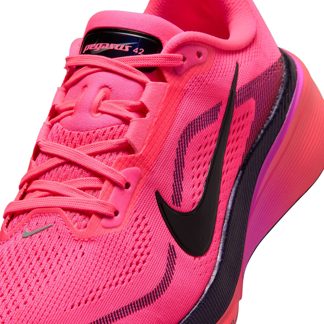 Nike Womens Pegasus 42 -  Hyper Pink/Black/Laser Crimson - Neutral - FA26