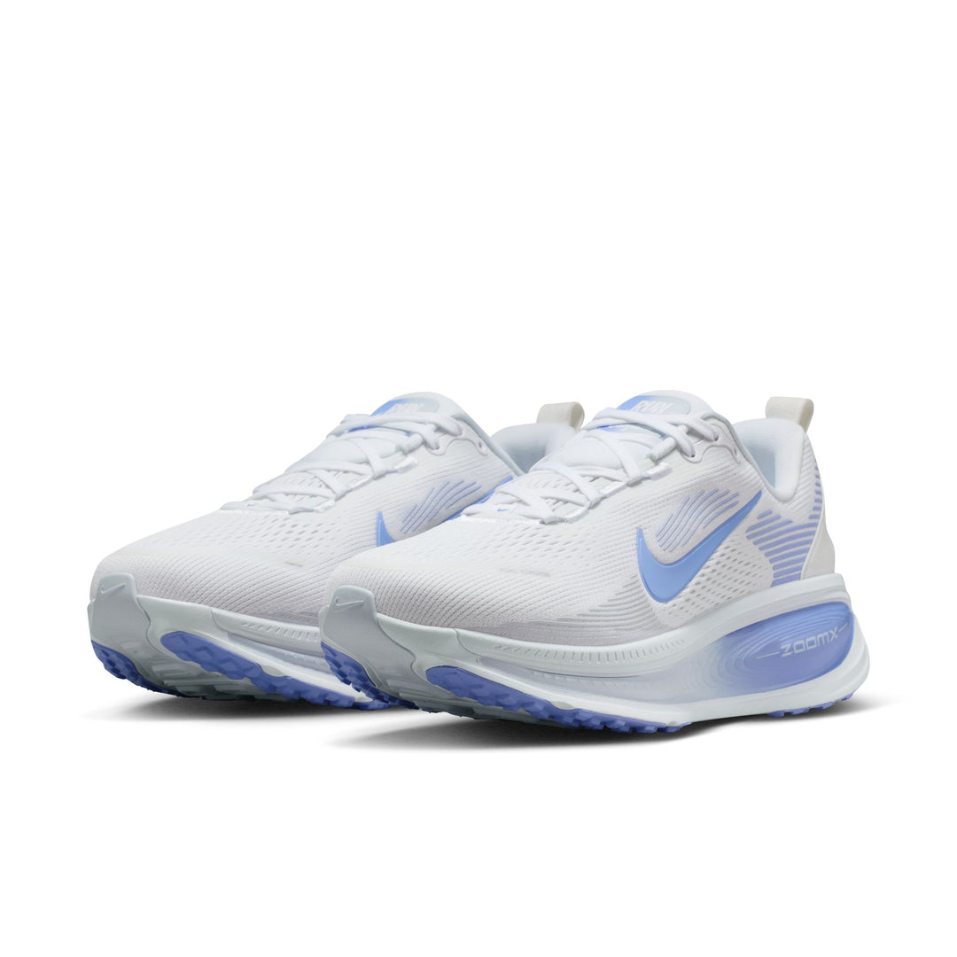 Nike Womens Vomero 18 Wide - D Width - White/Royal Pulse/Football Grey - Neutral - FA25