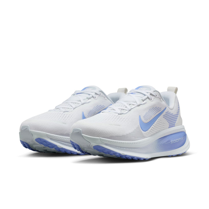 Nike Womens Vomero 18 Wide - D Width - White/Royal Pulse/Football Grey - Neutral - FA25