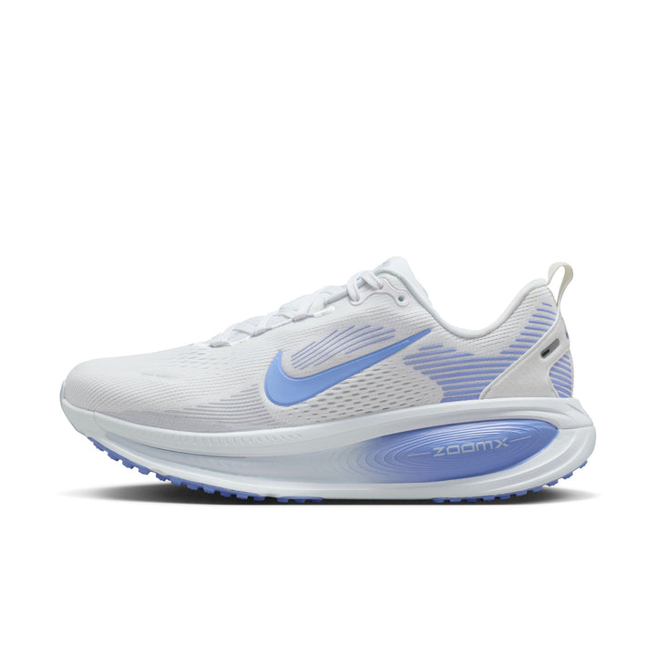 Nike Womens Vomero 18 Wide - D Width - White/Royal Pulse/Football Grey - Neutral - FA25