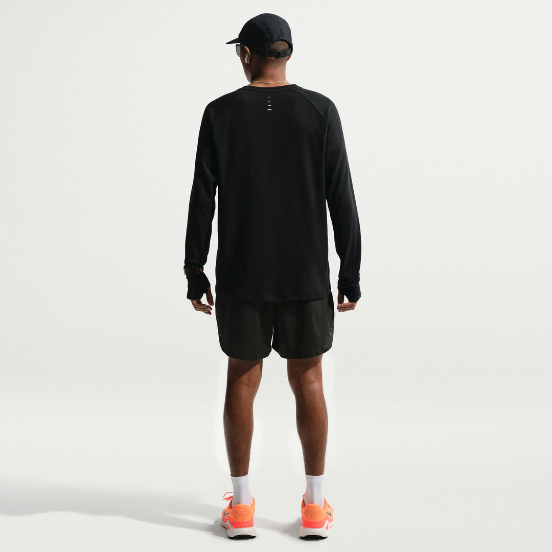 Nike Mens Dri-FIT 5" Brief-Lined Stride Plus Short - Off Noir/Black/Black/Reflective Black - SP26